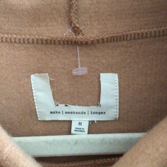 Madewell Tan Hoodie Sweatshirt - Picture 7 of 9